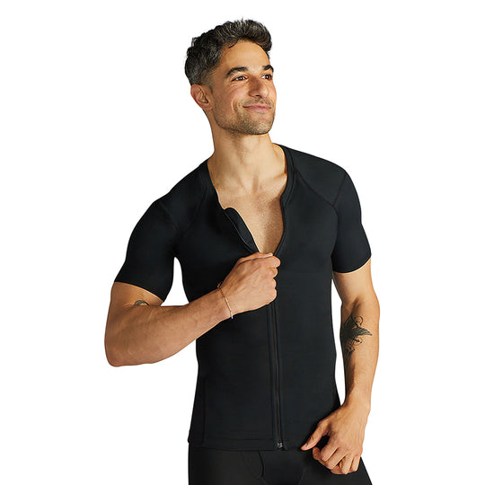 Men's SS Full Back Shirt - Black banner