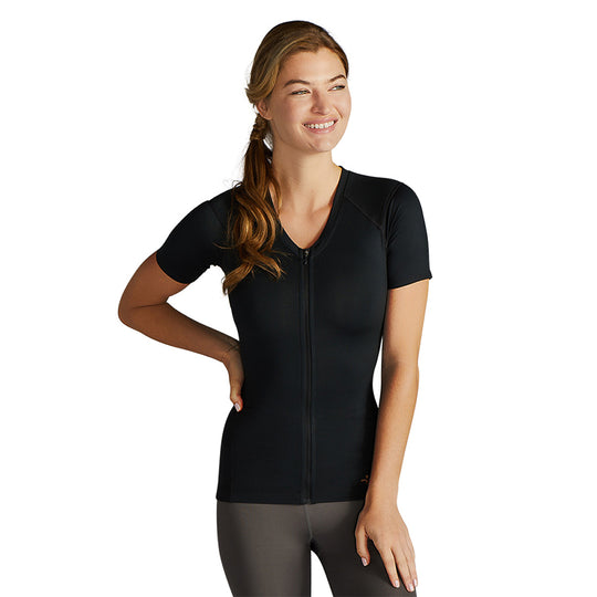 Women's SS Full Back Shirt - Black banner